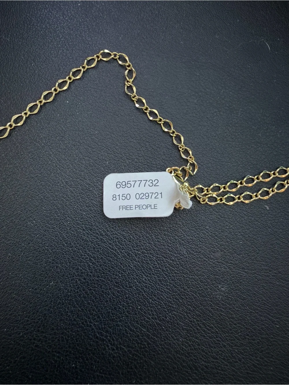 Free People Gold Mesh Triangle Body Chain